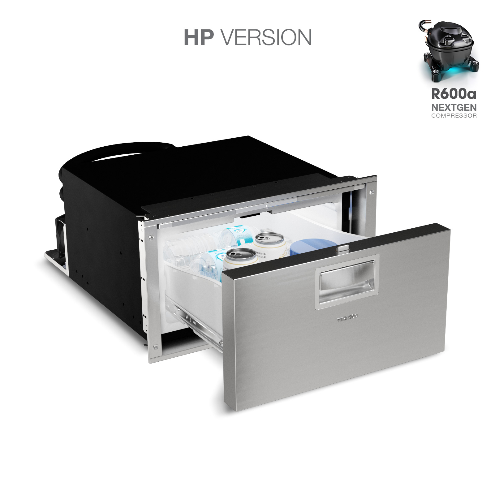 Vitrifrigo D20AX einstellbare All-in-One Kühl Schublade /Gefrier Schublade 20 Liter
