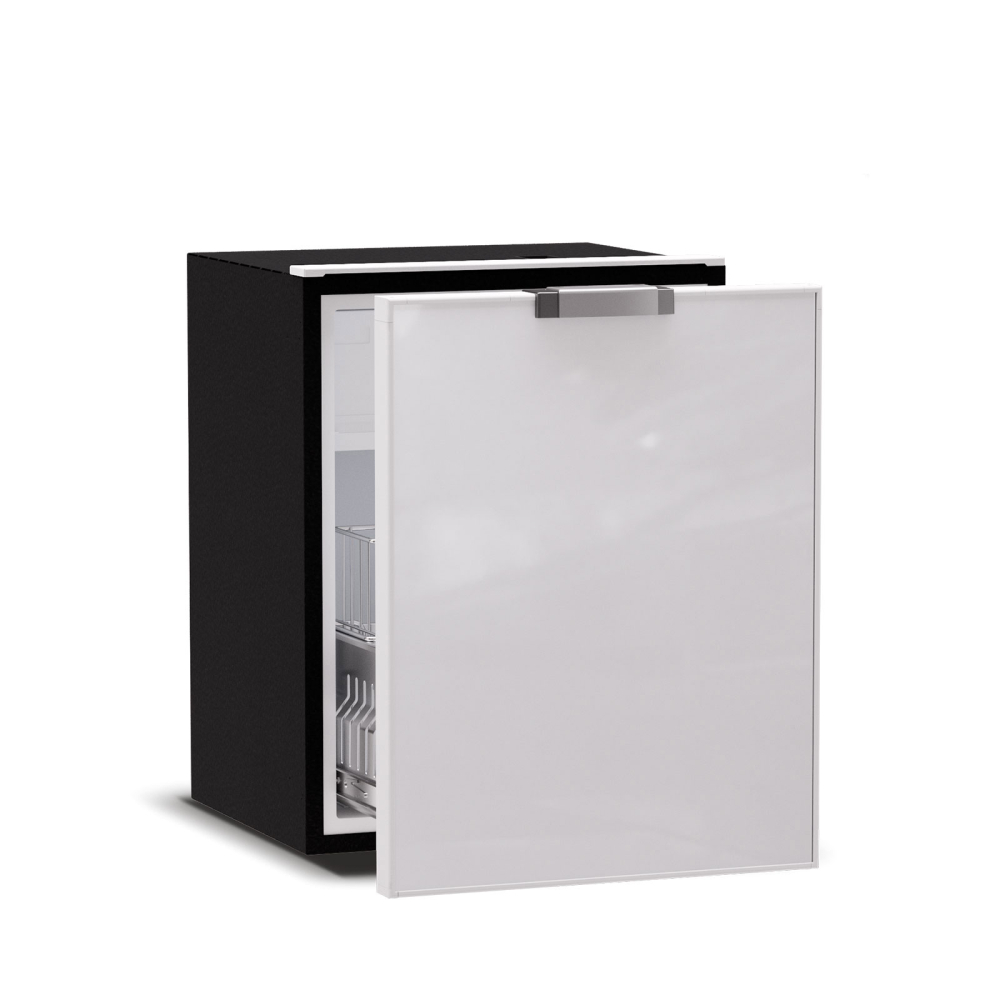 Vitrifrigo C75LDW CHR Auszug Kühlschrank mit Gefrierfach und externem Kompressor